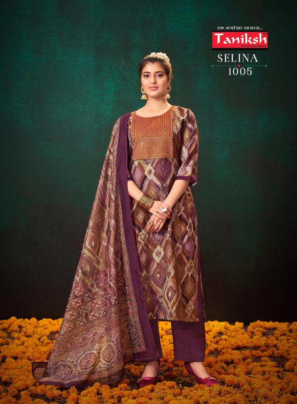 Taniksh Selina Vol 01 Muslin Printed Kurti Bottom With Dupatta